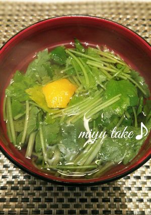 三つ葉のお吸い物♪-レシピのメイン写真