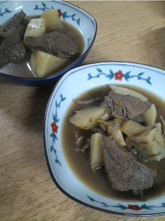 ゆず茶で*牛肉と根菜の煮物-レシピのメイン写真
