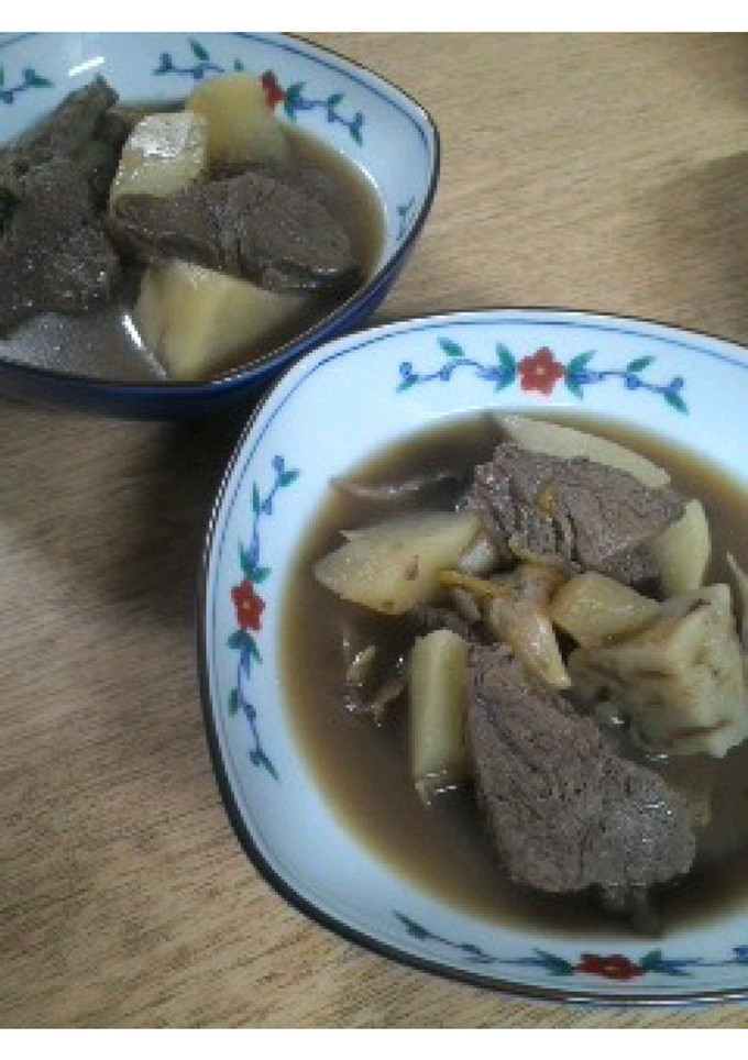 ゆず茶で*牛肉と根菜の煮物-レシピのメイン写真