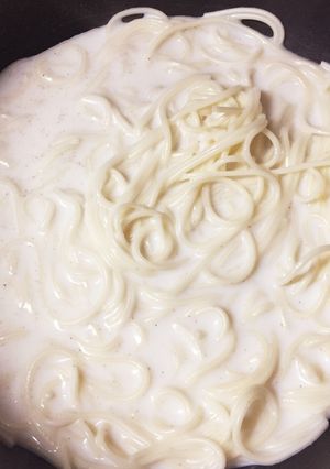 あったか牛乳ひやむぎ-レシピのメイン写真