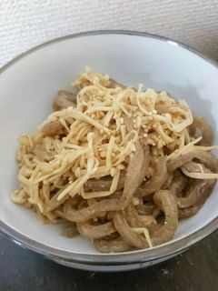 簡単1品☆えのきこんにゃくのマヨ味噌炒め-レシピのメイン写真