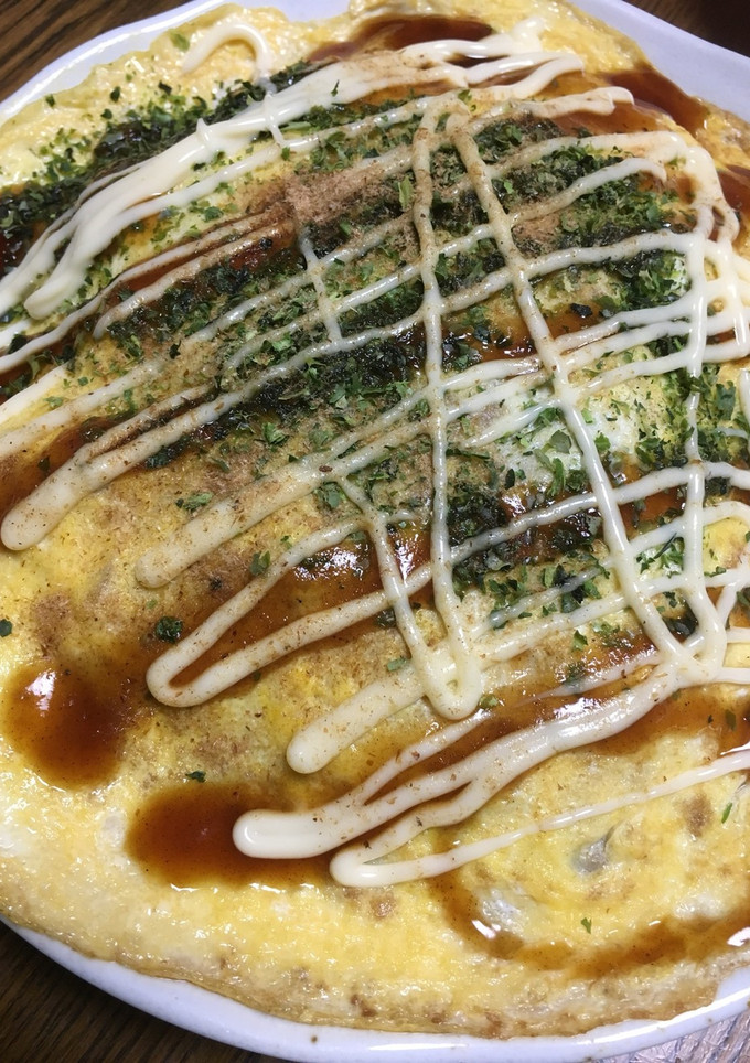 余った焼きそばのソースでソバなしオムそば-レシピのメイン写真
