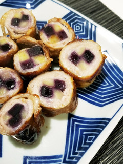市松人参の肉巻き-レシピのメイン写真