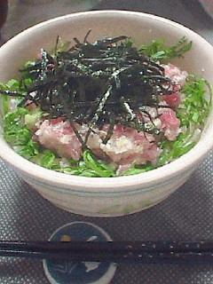 ねぎとろ丼-レシピのメイン写真