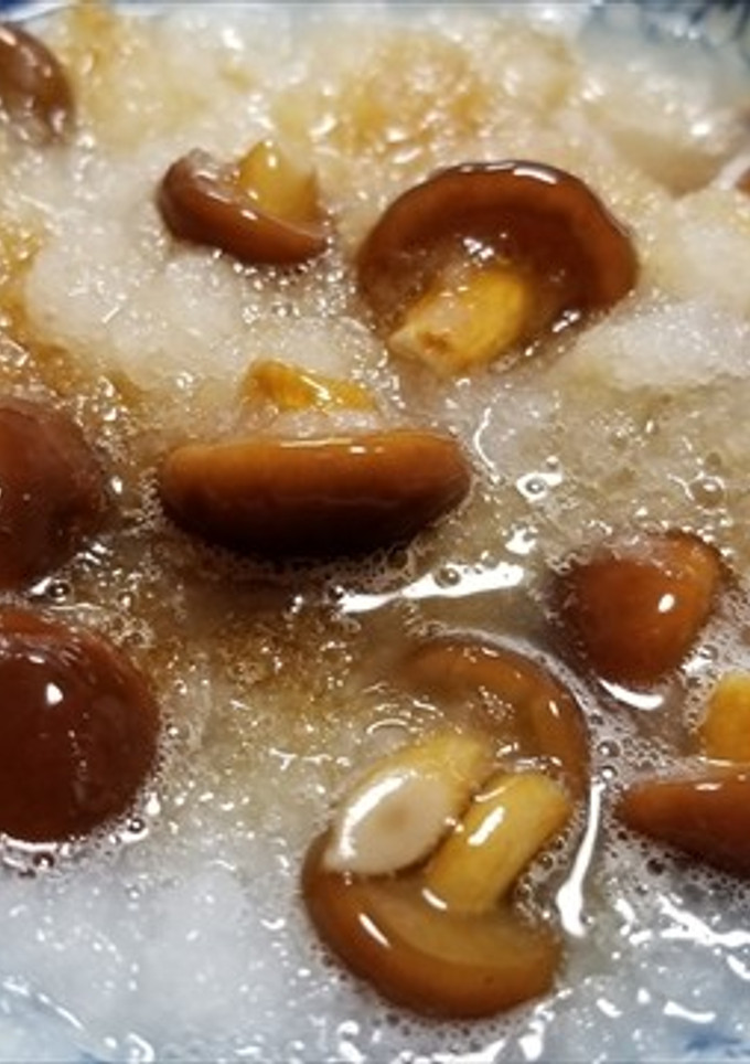 天然ナメコの大根おろし和え・我流の食べ方-レシピのメイン写真