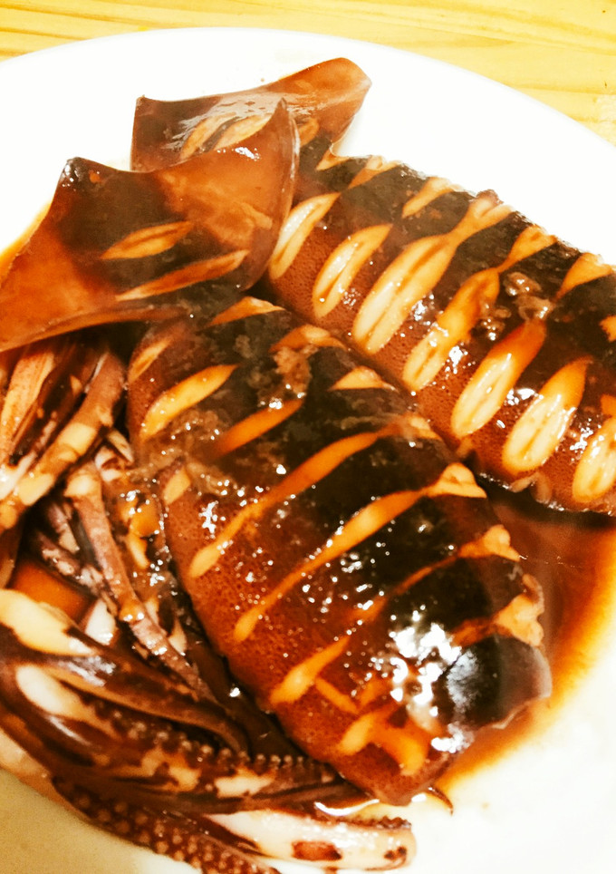 照りっ照り♪屋台風イカの丸焼き-レシピのメイン写真
