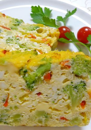 豆腐と野菜のフラン-レシピのメイン写真