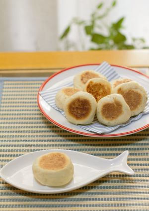 白玉団子ぱん☆フライパンで時短カンタン-レシピのメイン写真