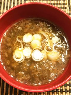 超簡単即席とろろ昆布と鰹節のお吸い物-レシピのメイン写真