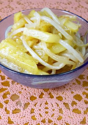 無限もやし・じゃがいもバター醤油炒め-レシピのメイン写真