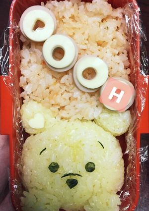 ★キャラ弁★プーさん(ツムツム風)-レシピのメイン写真