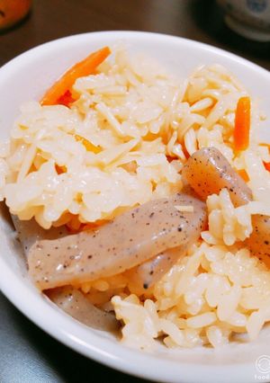炊飯器で炊き込みご飯♡-レシピのメイン写真