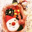 キャラ弁♡クリスマスのサンタさん