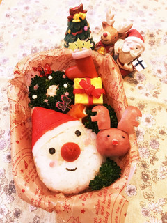 キャラ弁♡クリスマスのサンタさん-レシピのメイン写真