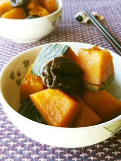 合います!かぼちゃとプルーンの煮物-レシピのメイン写真