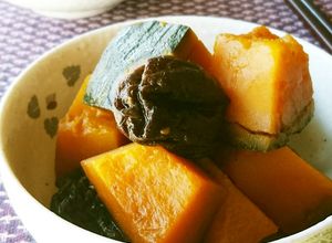 合います！かぼちゃとプルーンの煮物-レシピのメイン写真