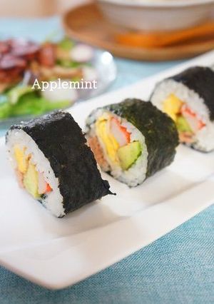 ツナオイマヨの彩りサラダ巻き-レシピのメイン写真