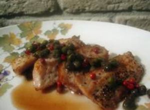シチリアの簡単料理　ケッパーの豚肉焼き-レシピのメイン写真