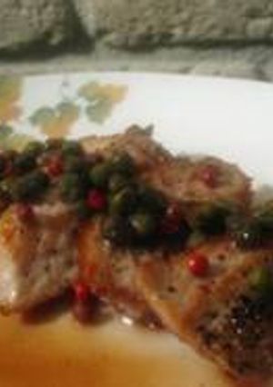 シチリアの簡単料理　ケッパーの豚肉焼き-レシピのメイン写真