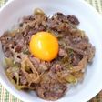 5分で完成!すき焼き風牛丼