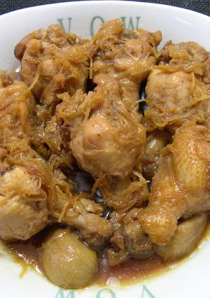 圧力鍋 de 鶏手羽元の酢じょうゆ煮-レシピのメイン写真