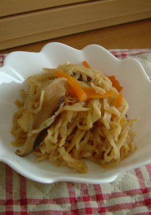 我家のしゃきしゃき切干大根煮-レシピのメイン写真