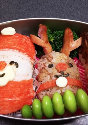 お弁当☆サンタ＆トナカイ☆-レシピのメイン写真