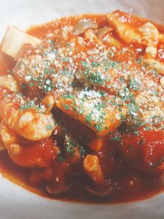 簡単! きのこたっぷり チキンのトマト煮-レシピのメイン写真