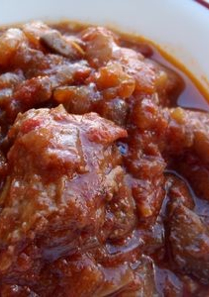 角切り牛肉のトマトと赤ワイン煮込み-レシピのメイン写真