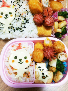 今日のキャラ弁12/21(Qooちゃん)-レシピのメイン写真