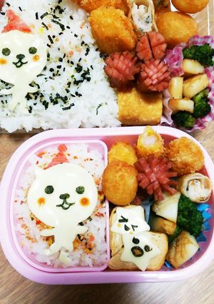 今日のキャラ弁12/21(Qooちゃん)-レシピのメイン写真