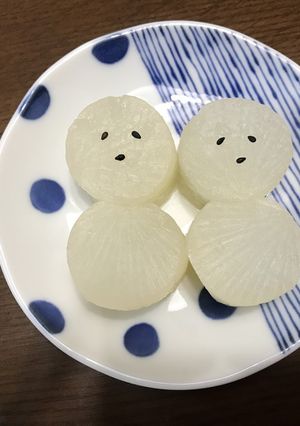 寒い冬に♬雪だるまの大根煮-レシピのメイン写真