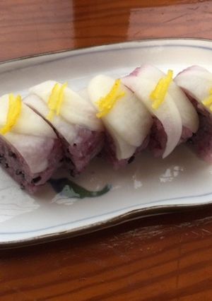 【野菜ソムリエ】聖護院かぶの紅白寿司-レシピのメイン写真