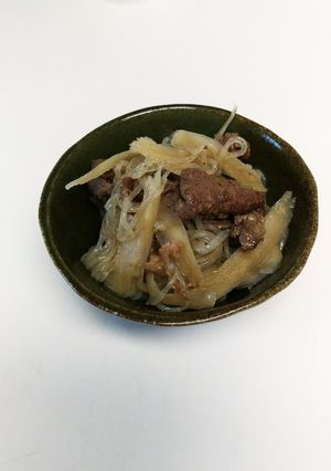 ごぼうと牛肉としらたきの煮物-レシピのメイン写真