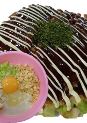 鍋の残りで簡単！白菜と蓮根のお好み焼き-レシピのメイン写真