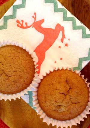 ふわふわ、黒糖バナナのカップケーキ-レシピのメイン写真