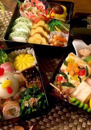 子供用のおせち 三段重-レシピのメイン写真