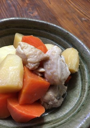 炊飯器で簡単！鶏肉で肉じゃが♪♪-レシピのメイン写真