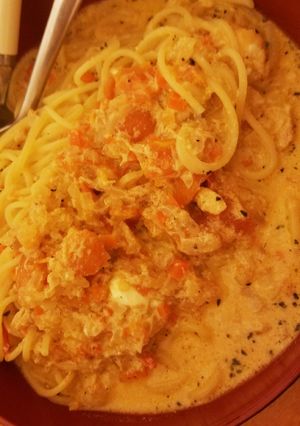 シーチキンで作る、トマトクリームパスタ-レシピのメイン写真