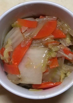 白菜の胡麻油炒め-レシピのメイン写真