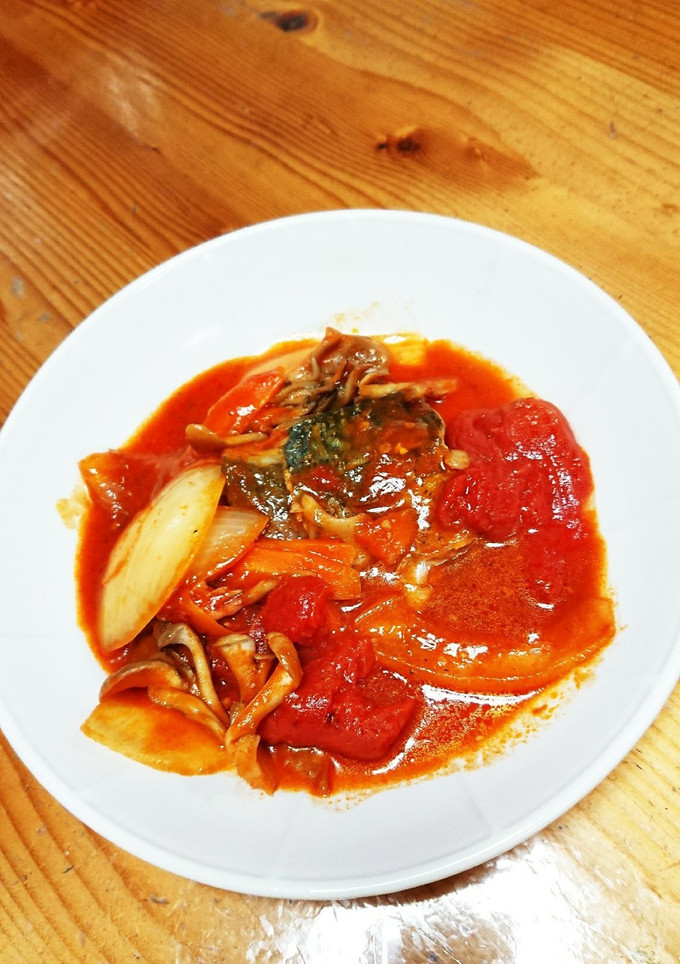 簡単サバのトマト煮込み♪-レシピのメイン写真