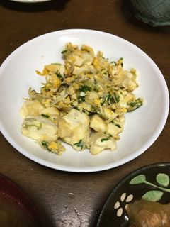 じゃこと豆腐の炒め物-レシピのメイン写真