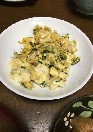 じゃこと豆腐の炒め物-レシピのメイン写真