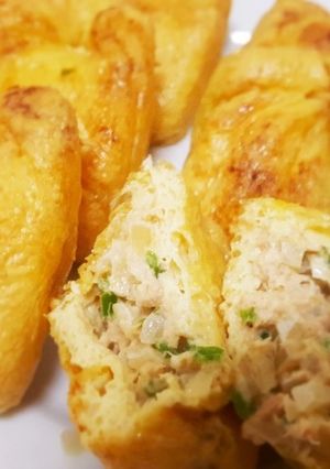 レンジで☆ツナマヨ油揚げ包み-レシピのメイン写真