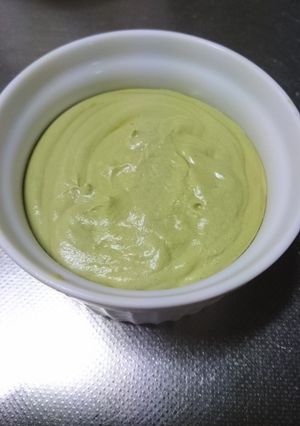 抹茶レアチーズケーキ♪(寒天派)-レシピのメイン写真