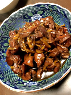 鶏肝の生姜煮-レシピのメイン写真