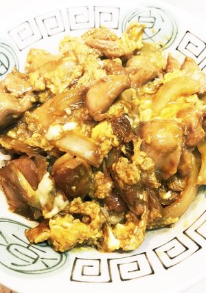 失敗の親子丼〜素直にめんつゆ使えばよかた-レシピのメイン写真