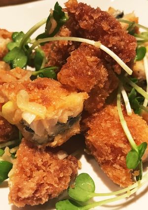 超手抜き惣菜☆白身フライとカイワレ和え-レシピのメイン写真