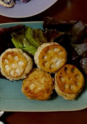 シャキシャキ蓮根がおいしい！鶏つくね-レシピのメイン写真