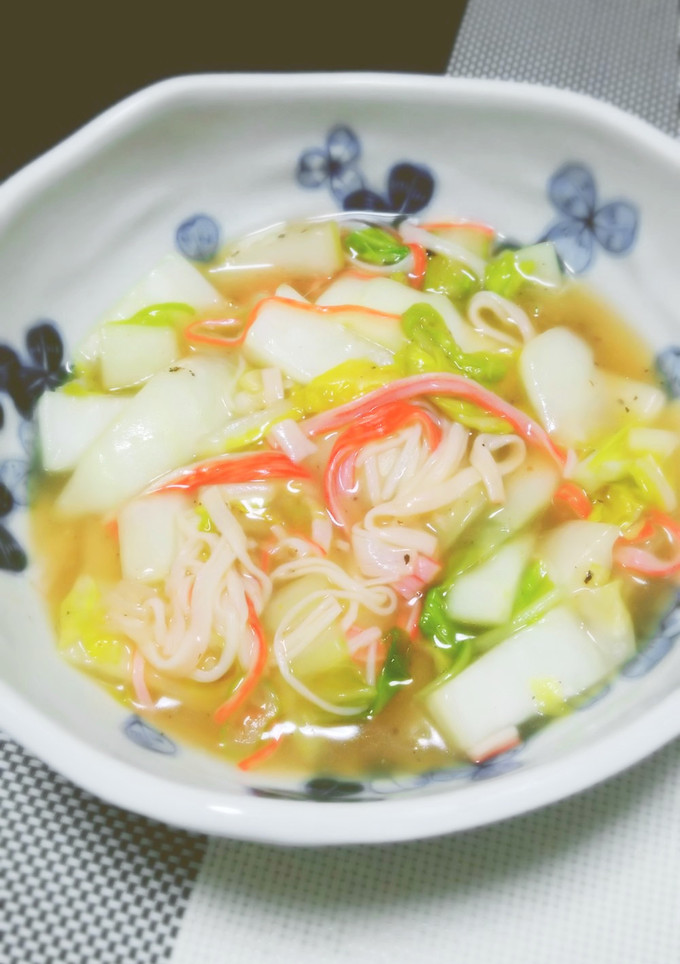白菜とカニカマで作るとろみ炒め-レシピのメイン写真